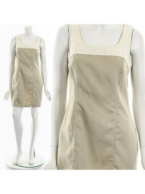 Colorblock Two Tone Shift Dress 00s